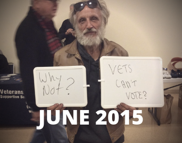 June 2015 June 2015- Vets Cant Vote