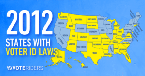 2012 states with voter ID laws